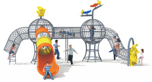 Spider web dây tất nhiên sân chơi thiết bị ngoài trời cho trẻ em cảm giác leo trượt chơi Set Net hoạt động - Product Image 3