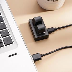 Drop Shipping Mini RGB USB 2キーカスタムゲーム有線プログラマブルDIYメカニカルゲームDIYキーボード - Product Image 5