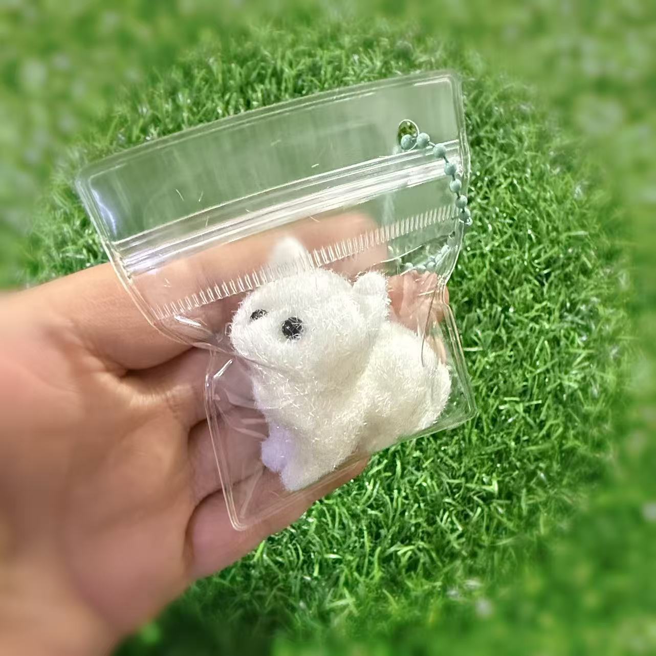 Plush 3D kitten-separate PVC bag