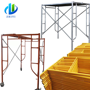 Escalera de metal andamio caminar a través del marco andamio estándar especificación de material andamio usado para la venta - Product Image 6