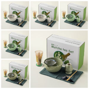 Özelleştirilmiş hediye kutusu YEŞİL ÇAY toz çırpma kase aksesuar klasik japon seramik Matcha çayı çırpma hediye ambalaj ile <span class=keywords><strong>Set</strong></span> - Product Image 3