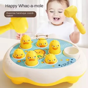 Mutlu bir köstebek interaktif çekiçleme ve vurma oyun makinesi çocuklar için erken eğitim geliştirme oyuncak vurmak - Product Image 1