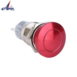 19mm piccolo fungo rosso 1 no1nc 5A Pin chiusura terminale IP67 impermeabile interruttore a pulsante uscita di emergenza per il potere bianco per - Product Image 4