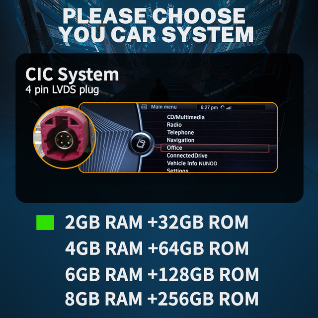 CIC 32GB de memoria ROM