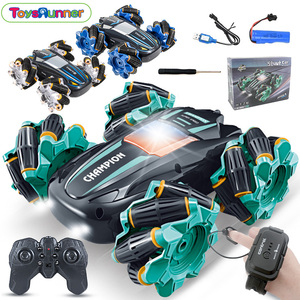 רכב Rc דלק Rc 100 ק "מ מהירות צעצוע מחוץ לכביש 4wd צעצועים שעון יד מחווה אוטומטי מיני שלט