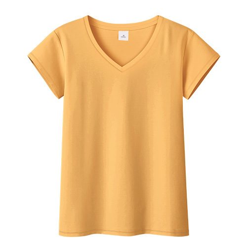 Col en V jaune