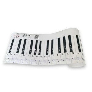 Versión profesional 88 teclado clave Piano dedo simulación práctica guía enseñanza ayuda nota gráfico para estudiante principiante - Product Image 1