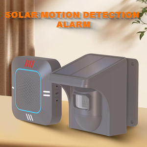 Sistema de alarma de seguridad inalámbrico con sensor de movimiento oculto al aire libre con energía solar para patio, tienda, garaje y jardín - Product Image 3