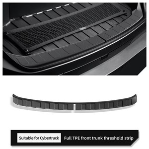 For Tesla Cybertruck Front <strong>Trunk</strong> Threshold Strip Bumper Protective Cover Pickup <strong>Trunk</strong> <strong>Inner</strong> Guard Strip 2024 Car Accessories - Product Image 5