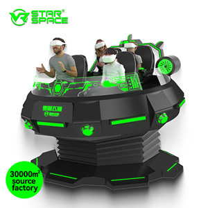 VR Star Space Play Station เครื่องจำลอง9D เสมือนจริง4ที่นั่งเครื่องเกม UFO VR 360 - Product Image 4