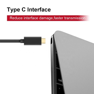 Thunderbolts 3 USB tip C tip-c USB-C DVI 24 + 1 DVI-D çift bağlantı monitör dönüştürücü adaptör adaptör kablosu - Product Image 3