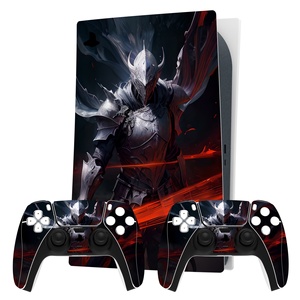 Özelleştirilmiş desen Sticker vinil Wrap çıkartması kapak ps5 konsolu disk baskı için tam Set cilt çıkartması - Product Image 5