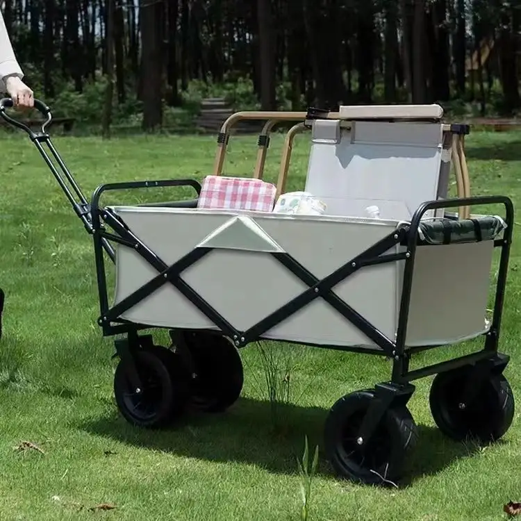 Beste Outdoor-Ausstattung faltbarer Camping-Trolley-Wagen faltbarer Dolly-Picknickwagen