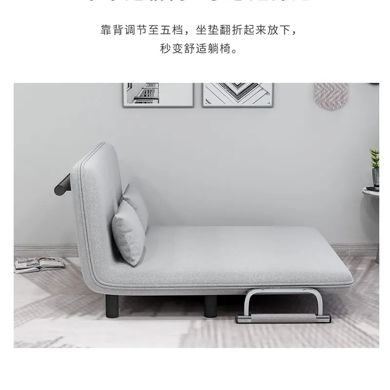 Canapé-lit portable et pliable, meubles de lit, mécanisme moderne