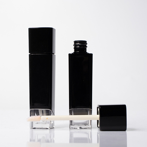 The Black square <strong>8</strong> ml Bevel Special Design Custom Private Label and Boxes Empty Plastic Lip Gloss <strong>Tubes</strong> Packaging - Product Image 4
