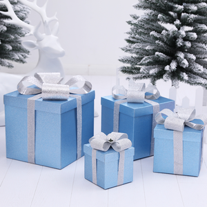 2021 noel biyobozunur hediye kutusu küçük hediye kutuları çıkarılabilir kapak - Product Image 6