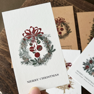 Tùy chỉnh đám cưới kinh doanh Cảm ơn bạn thẻ với thiết kế hoa đẹp và tên cá nhân bao gồm thẻ giảm giá mã QR - Product Image 5