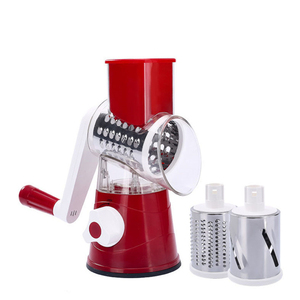 J547 3 in 1 Vegetable Mandoline Slicer <strong>Swift</strong> Rotary Drum Grater Nut Shredder Veggie <strong>Cutter</strong> Peeler Spiralizer Cheese Chopper - Product Image 2