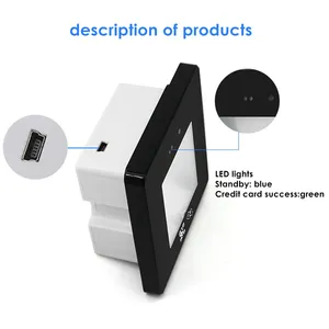 Código QR 125Khz EM Lector de tarjetas RFID Control DE ACCESO Lector de tarjetas Escáner USB Wiegand RS232 485 2D Código QR Escáner de código de barras - Product Image 6