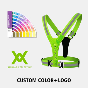 <strong>LED</strong> High Visibility <strong>Reflective</strong> Running Gear Rechargeable Light up Running Vest Belt for Walking Running Cycling - Product Image 6