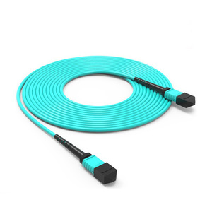 High performance Om3 Om4 <strong>Mtp</strong> Mpo fiber optic relay patch cord Fth 12f/24f 10g-100g single mode Mpo jumper LSZH MPO <strong>trunk</strong> cable - Product Image 1