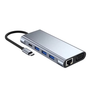 Hub 4K 11-in-1 Type C USB C Hub <strong>Adapter</strong> High Compatibility PD Fast Charging <strong>Notebooks</strong> Laptops <strong>Computers</strong> SD TF Card Reader - Product Image 4
