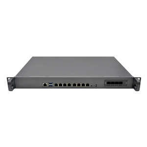 1 U 10 ° undicesimo Firewall di sicurezza di rete industriale con I210 8LAN e 2 porte ottiche x86 Router Server firewall Computer - Product Image 2