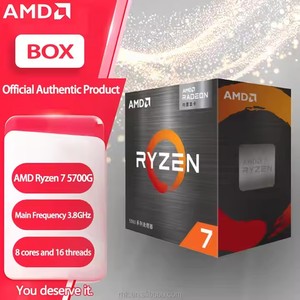 High Cost Performance <strong>AMD</strong> R 7 5700G 8-<strong>Core</strong>, 16-Thread Unlocked Desktop <strong>Processor</strong> with Radeon Graphics <strong>AMD</strong> Boxed <strong>Processor</strong> - Product Image 3