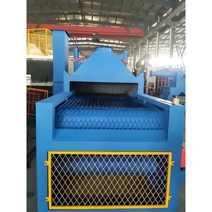 Yüksek kaliteli otomatik endüstriyel alaşım tekerlek tel Abrator çelik ızgara kemer metalik için kumlama makinesi aracılığıyla - Product Image 4