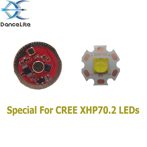 DIY Flashlight 22mm <strong>Output</strong> 6V Boost Driver Circuit Board for XHP70/XHP70.2 LEDs (3.7-4.2V <strong>Input</strong>) - Product Image 2