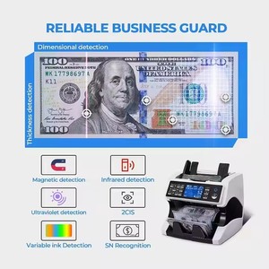 Máquina contadora de billetes automática multidivisa CIS, máquina contadora de billetes con valor de mezcla de dinero, contador de billetes - Product Image 6