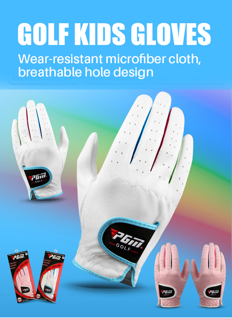 PGM ST010 Kid's Microfiber golf gloves