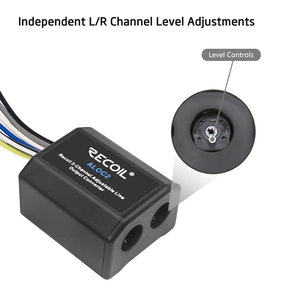 Edge ALOC2-Cable de altavoz de 2 canales a RCA, convertidor de salida de línea ajustable con encendido remoto - Product Image 3
