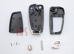 Auto 3 Button Flip Modified Key HU66 Remote Shell Car Key Fob CoverアウディA6 0210408 - Product Image 4