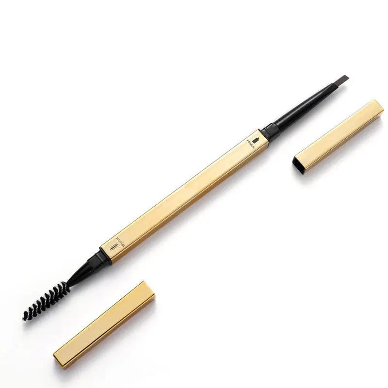 Hot Selling Eyebrow Pencil Private Label Waterproof Mental Cube Eyebrow Pencil With Brush