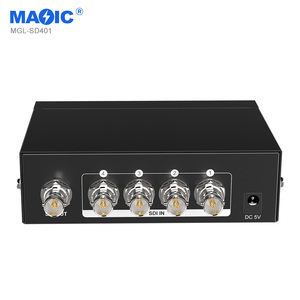 1080P Full HD SD 3G-SDI Switch 1440P Video Switcher 4 entradas 1 salida para monitor con interruptor SDI de control RS232 - Product Image 3