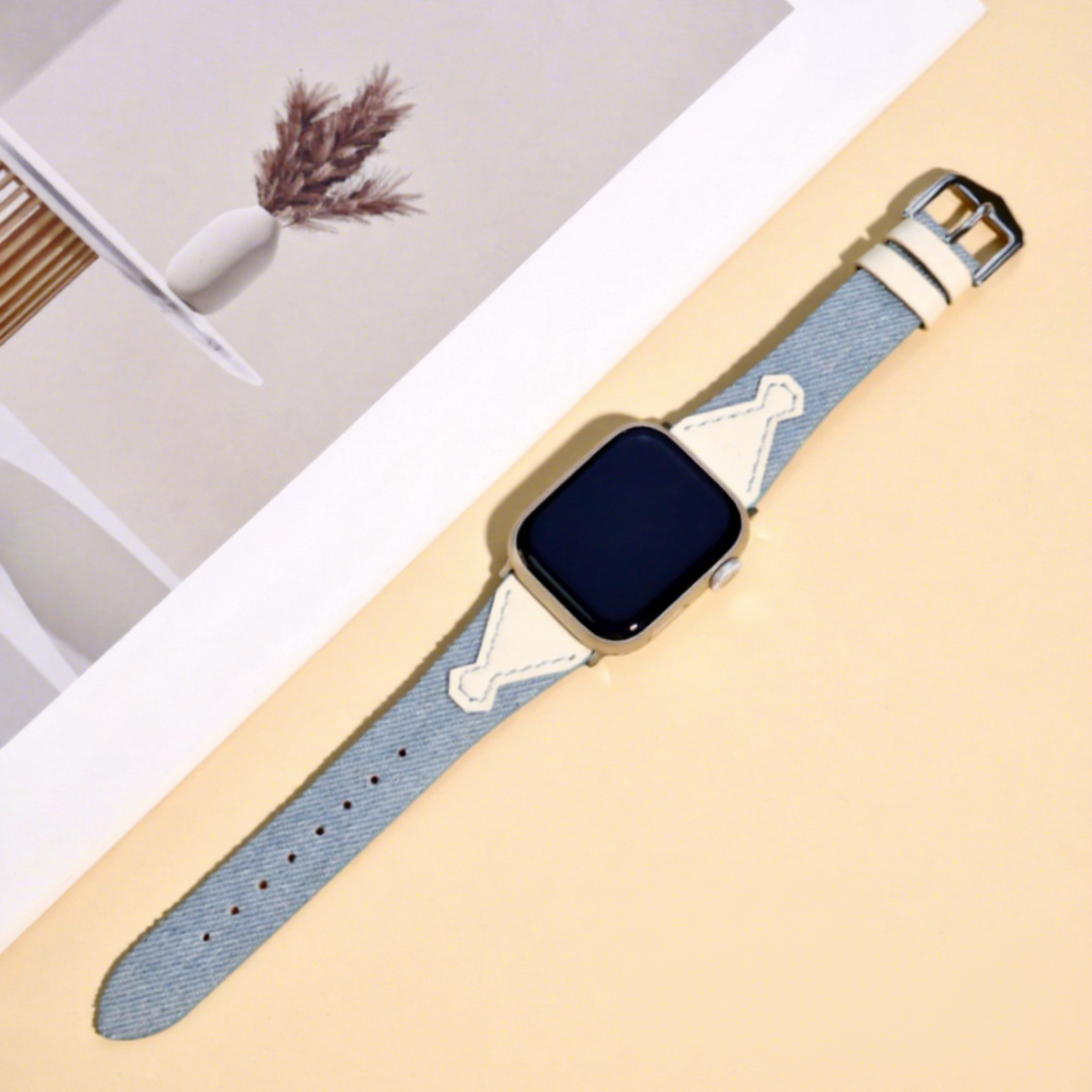 Bleu clair (bracelet de montre uniquement)