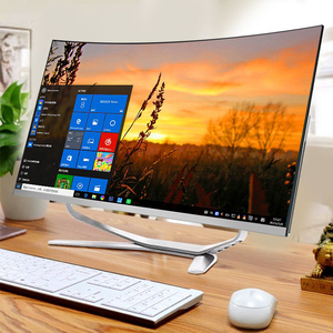23.8インチインテルコアi74th GenフルスクリーンAIOPCバーボーンシェルデスクトップコンピューターゲームPCセットコンピューターオールインワンPC - Product Image 1
