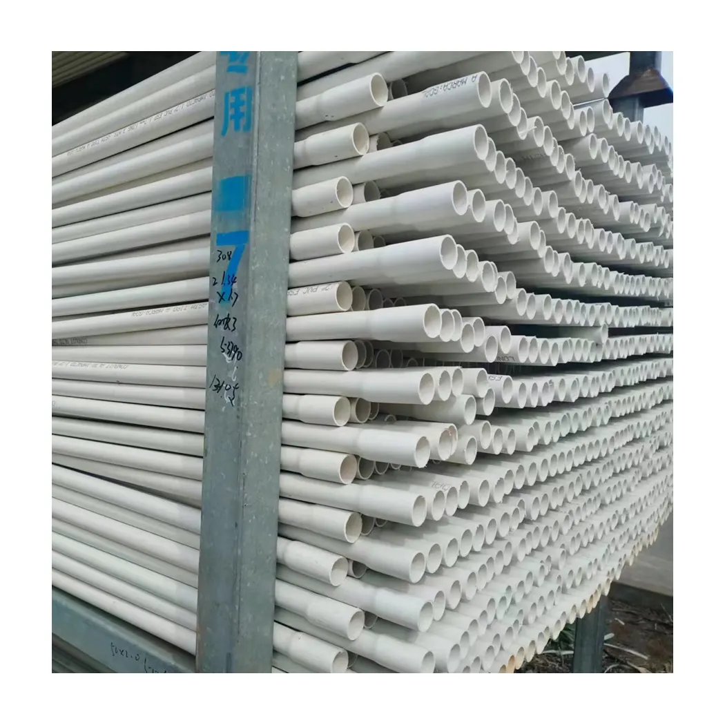 Electrical pvc conduit pipes different sizes 16 20 25 32 and socket switches wiring box