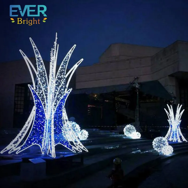 2024 3D decorativo al aire libre proyecto Led fuente motivo luces