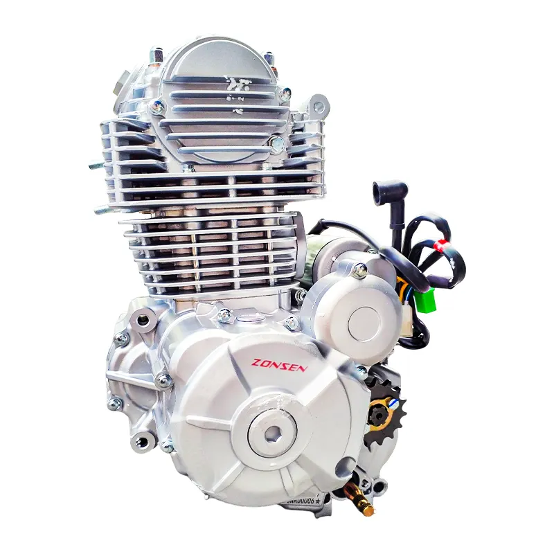 Zongshen 300cc Motor 4 Takt Luchtkoeling Pr300 Motorfiets Motoren Voor Suzuki Motorfiets