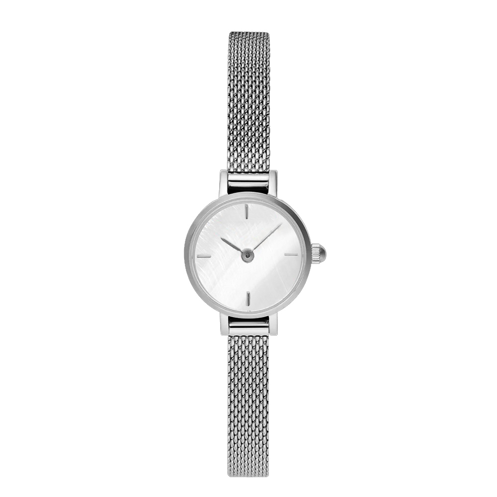 Montre coquillage perle blanche