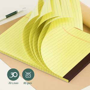 Bloc de notas de escritura con forro personalizado, cuaderno adhesivo de índice, papelería, Bloc de notas para reuniones de oficina, Bloc de notas B5 - Product Image 4
