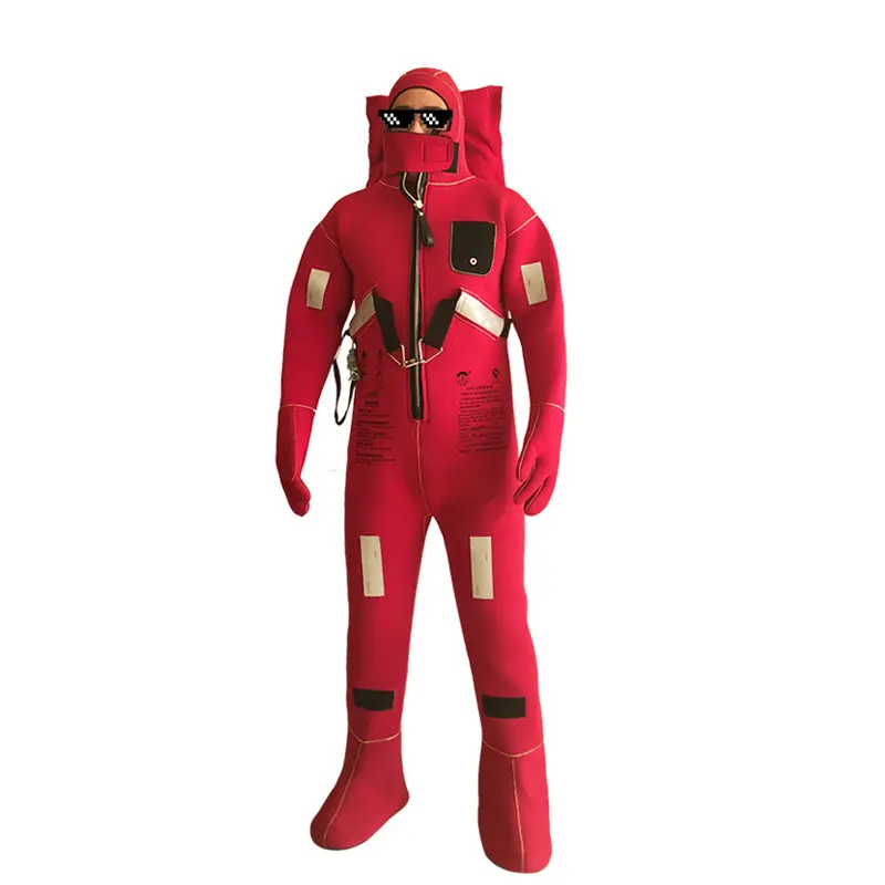 Manufacture diving safety equipment Thermal Insulation Cold Protection Marine Life Jackets CR Immersion Suit