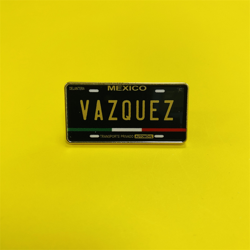 UV printed Mexican pin 1