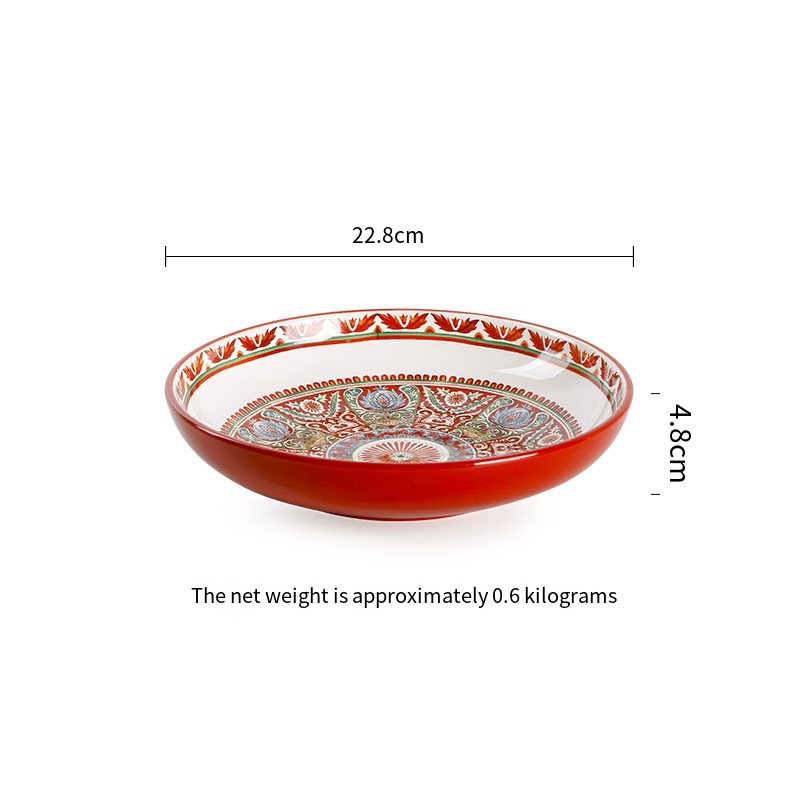 Gorgeous totem -9 inch deep plate
