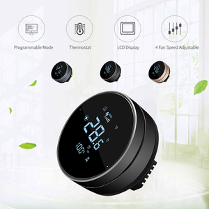 Новое поступление, Ручка переменного тока RS485 Modbus, умный беспроводной Wi-Fi Zigbee, Цифровой комнатный термостат, регулятор температуры для системы HVAC, часть - Product Image 1