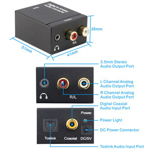 Hot <strong>Digital</strong> to Analog <strong>Audio</strong> Converter,hot <strong>Digital</strong> Analog Video Adapter,analog to <strong>Digital</strong> Tv Converter - Product Image 6