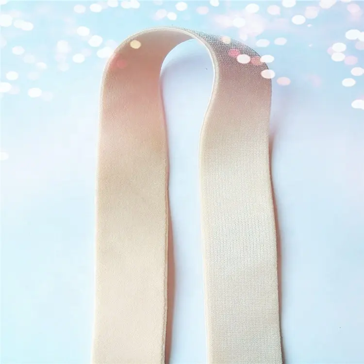 colored custom nylon spandex strap elastic for bras