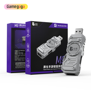 M9 5-in-1 <strong>Keyboard</strong> and <strong>Mouse</strong> Converter Plug and Play for IOS/<strong>Android</strong> RGB Backlit <strong>Keyboard</strong> Mobile Game Converter - Product Image 1